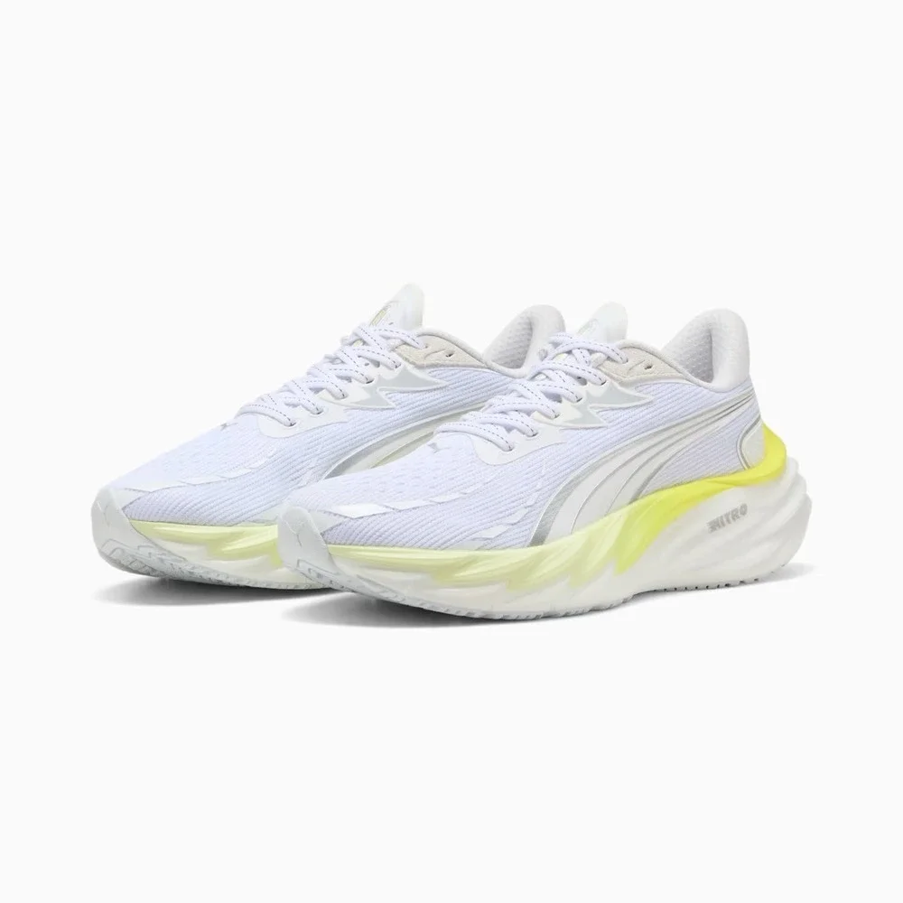PUMA Velocity NITRO 4 Women's White Apple Spritz Running HYROX Size 8 - Picture 2 of 15